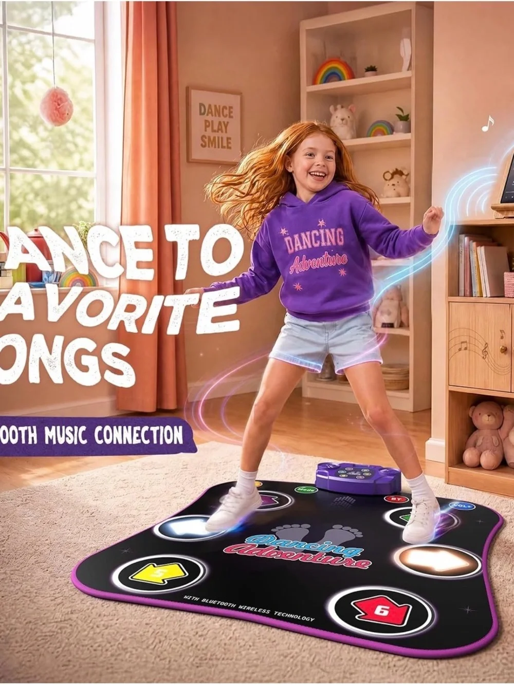 Flooyes Dancing Challenge Interactive Kids Dance Mat